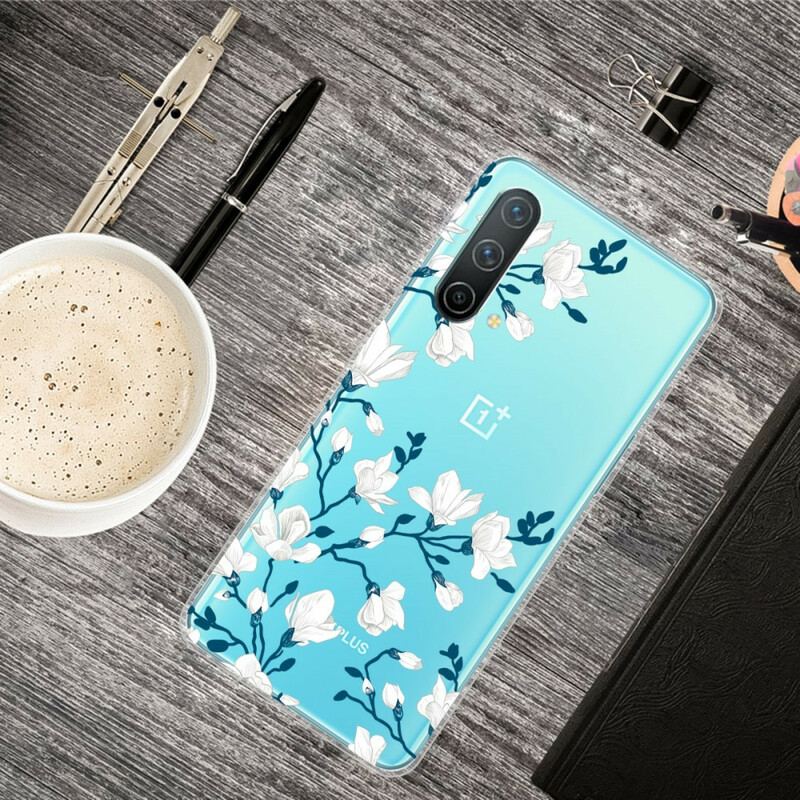 Capa De Celular Para OnePlus Nord CE 5G Flores Brancas