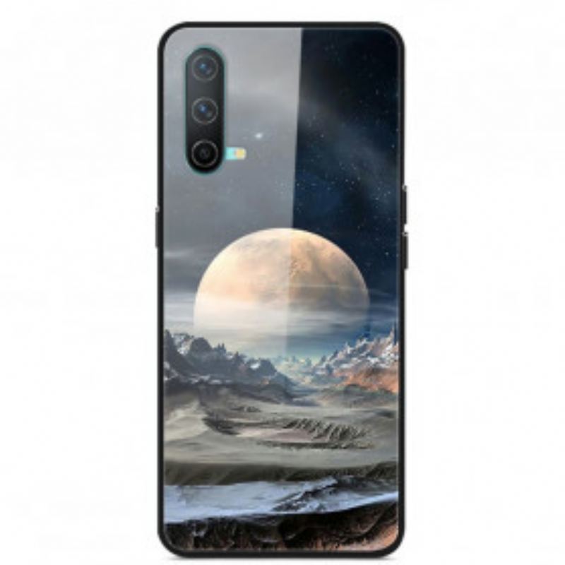 Capa De Celular Para OnePlus Nord CE 5G Vidro Temperado Da Lua Espacial