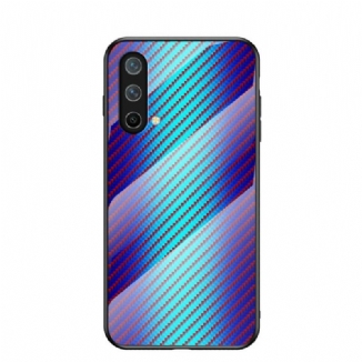 Capa De Celular Para OnePlus Nord CE 5G Vidro Temperado De Fibra De Carbono