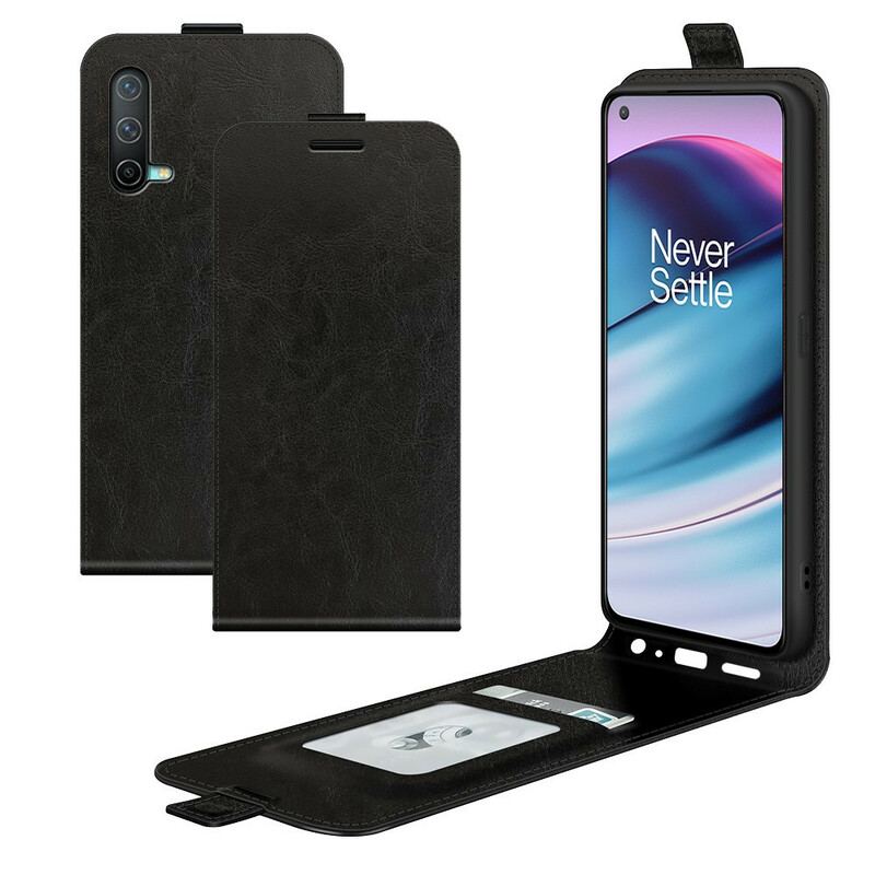 Capa De Couro Para OnePlus Nord CE 5G Flip Aba Vertical