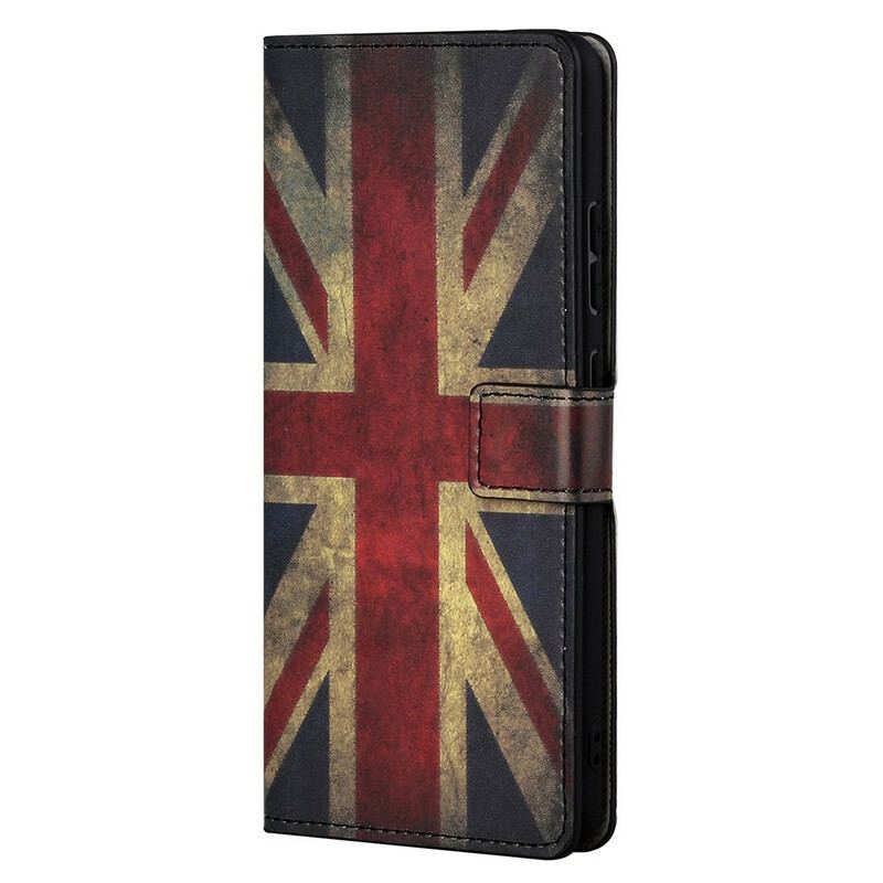 Capa Em Pele Para OnePlus Nord CE 5G Bandeira Da Inglaterra