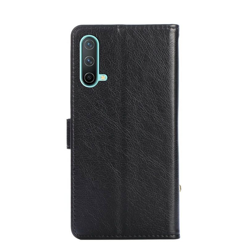 Capa Flip Para OnePlus Nord CE 5G Bolsa Com Zíper