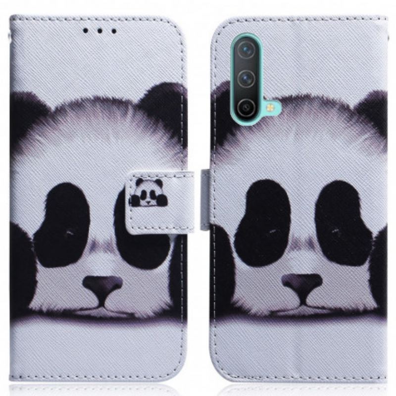 Capa Flip Para OnePlus Nord CE 5G Cara De Panda