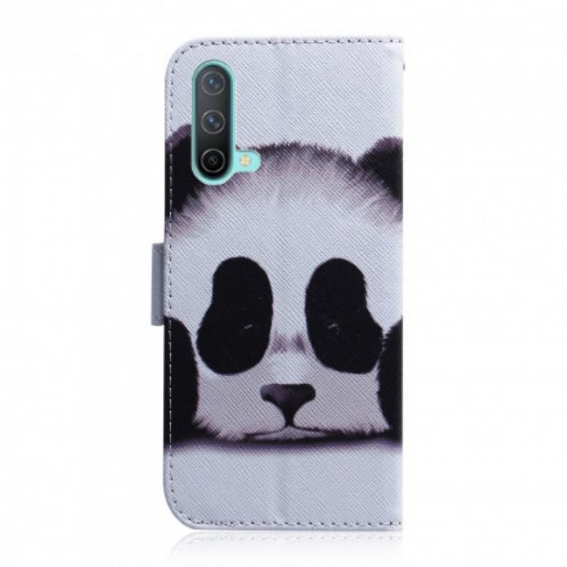 Capa Flip Para OnePlus Nord CE 5G Cara De Panda