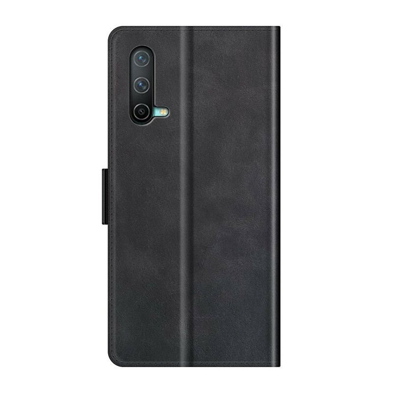 Capa Flip Para OnePlus Nord CE 5G De Couro Aba Dupla Clássica