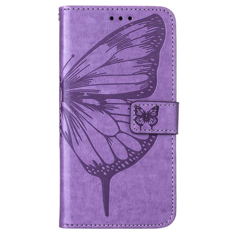 Capa Flip Para OnePlus Nord CE 5G Desenho De Borboleta