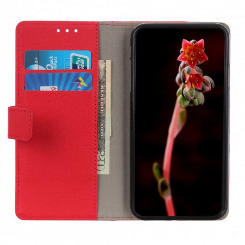 Capa Flip Para OnePlus Nord CE 5G Efeito Couro Clássico