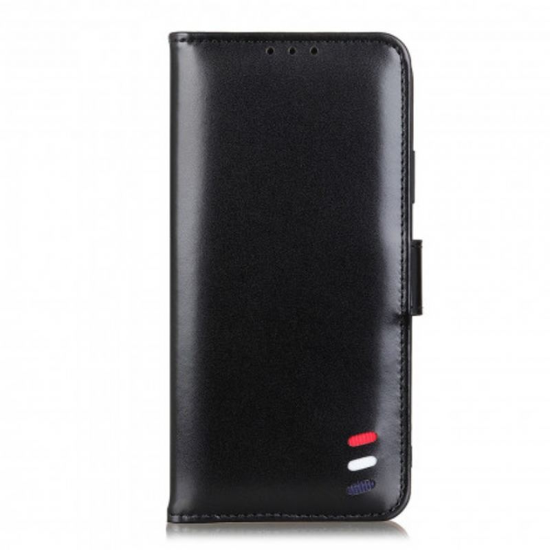 Capa Flip Para OnePlus Nord CE 5G Efeito Couro Tricolor