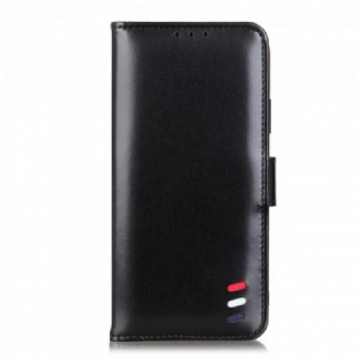 Capa Flip Para OnePlus Nord CE 5G Efeito Couro Tricolor