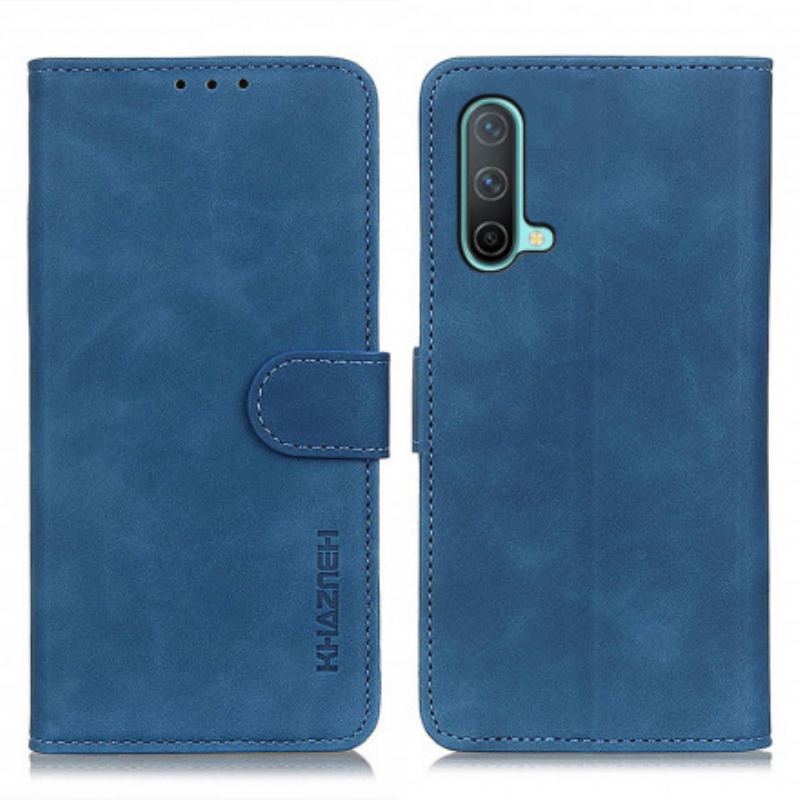 Capa Flip Para OnePlus Nord CE 5G Efeito Couro Vintage Khazneh