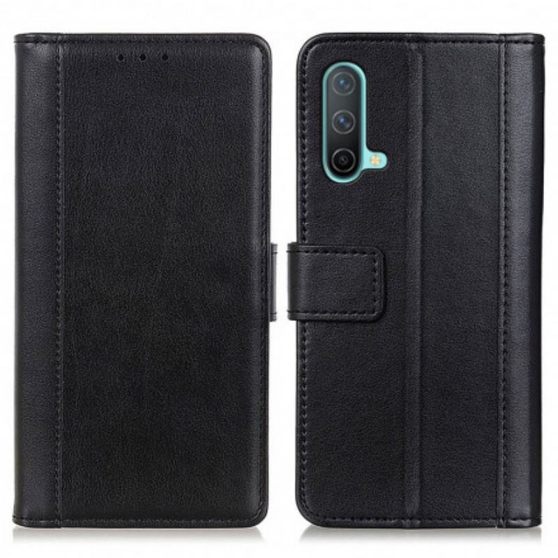 Capa Flip Para OnePlus Nord CE 5G Estilo De Couro