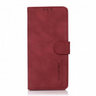 Capa Flip Para OnePlus Nord CE 5G Khazneh Moda Efeito Couro