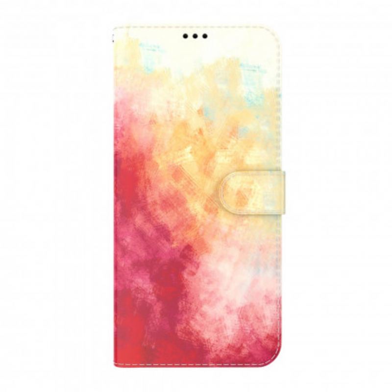 Capa Folio Para OnePlus Nord CE 5G Aquarela