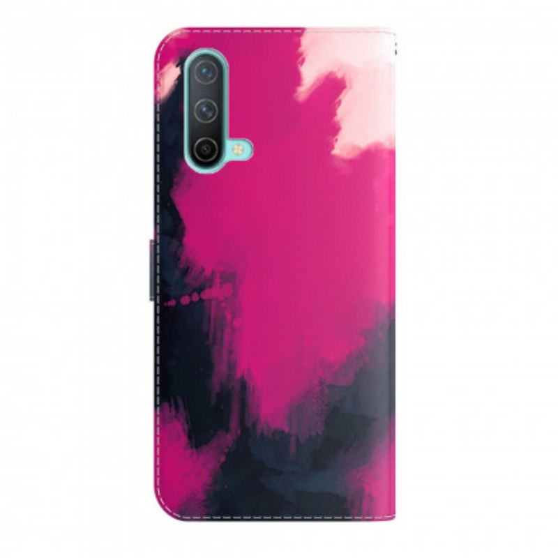 Capa Folio Para OnePlus Nord CE 5G Aquarela