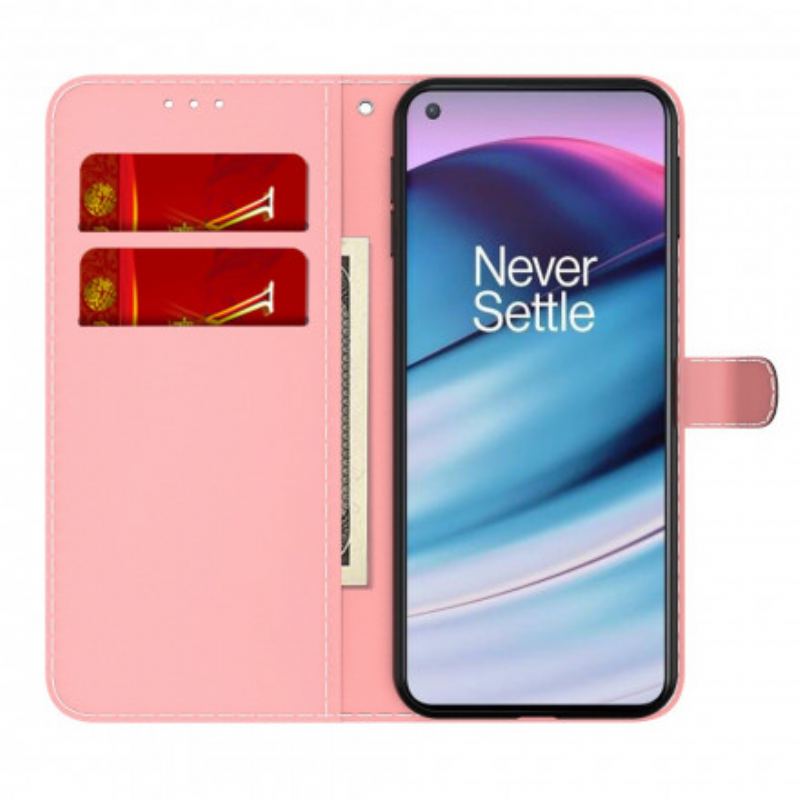 Capa Folio Para OnePlus Nord CE 5G Aquarela