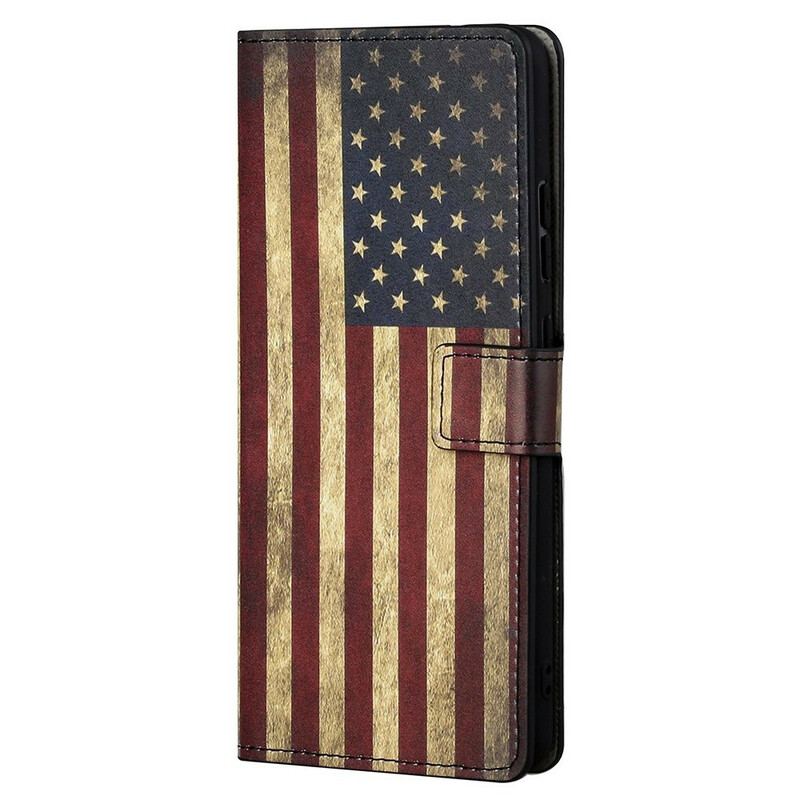 Capa Folio Para OnePlus Nord CE 5G Bandeira Americana