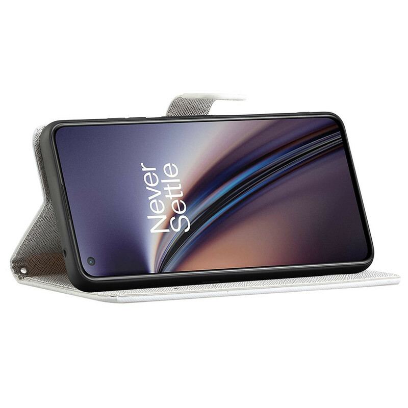 Capa Folio Para OnePlus Nord CE 5G De Cordão Libélulas Strappy