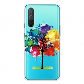 Capa Para OnePlus Nord CE 5G Árvore Aquarela Perfeita