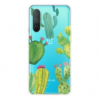 Capa Para OnePlus Nord CE 5G Cactos Aquarela