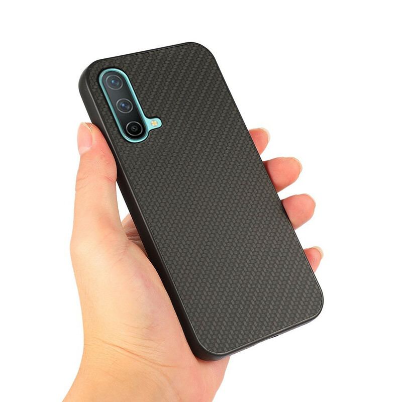 Capa Para OnePlus Nord CE 5G Cor De Fibra De Carbono