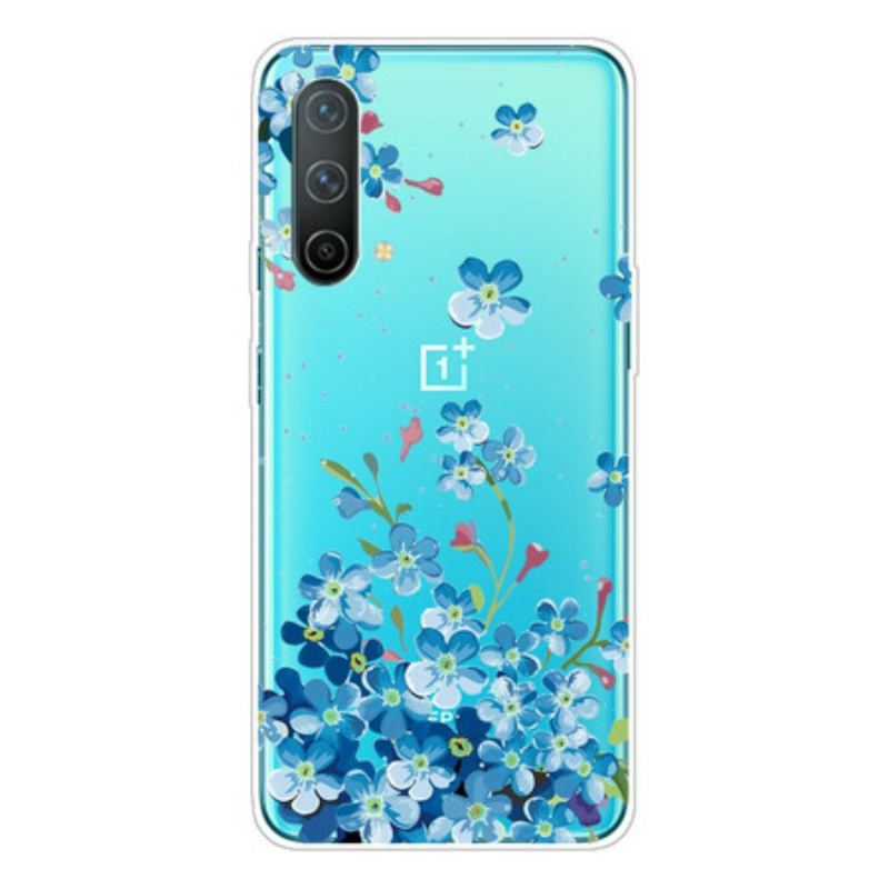 Capa Para OnePlus Nord CE 5G Flores Azuis