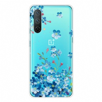 Capa Para OnePlus Nord CE 5G Flores Azuis