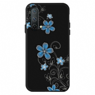 Capa Para OnePlus Nord CE 5G Flores Azuis