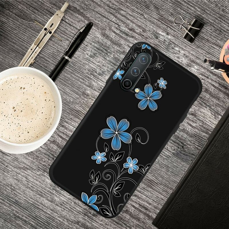 Capa Para OnePlus Nord CE 5G Flores Azuis