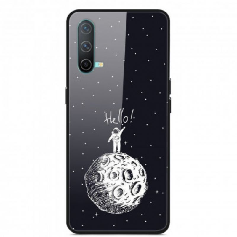 Capa Para OnePlus Nord CE 5G Hello Moon Vidro Temperado