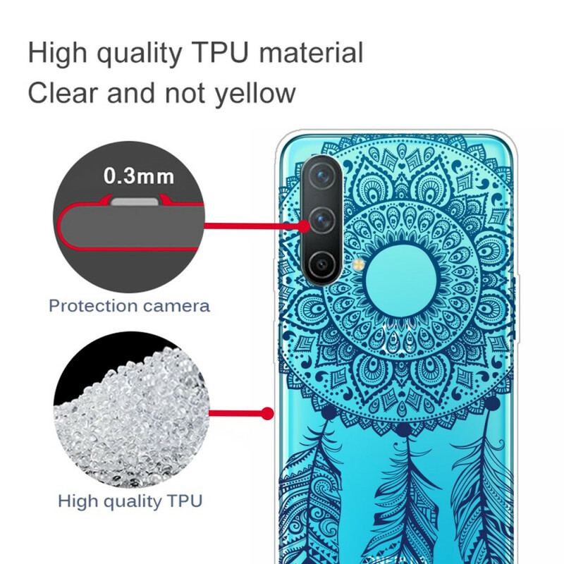 Capa Para OnePlus Nord CE 5G Mandala De Flor Única