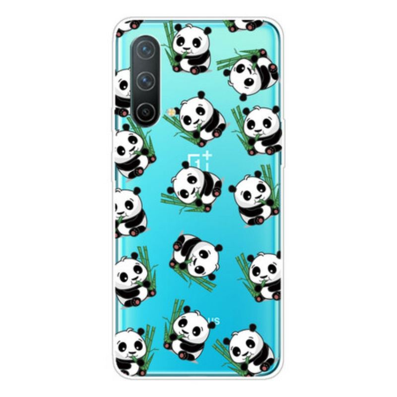 Capa Para OnePlus Nord CE 5G Pequenos Pandas