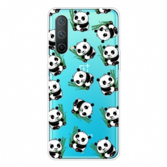 Capa Para OnePlus Nord CE 5G Pequenos Pandas