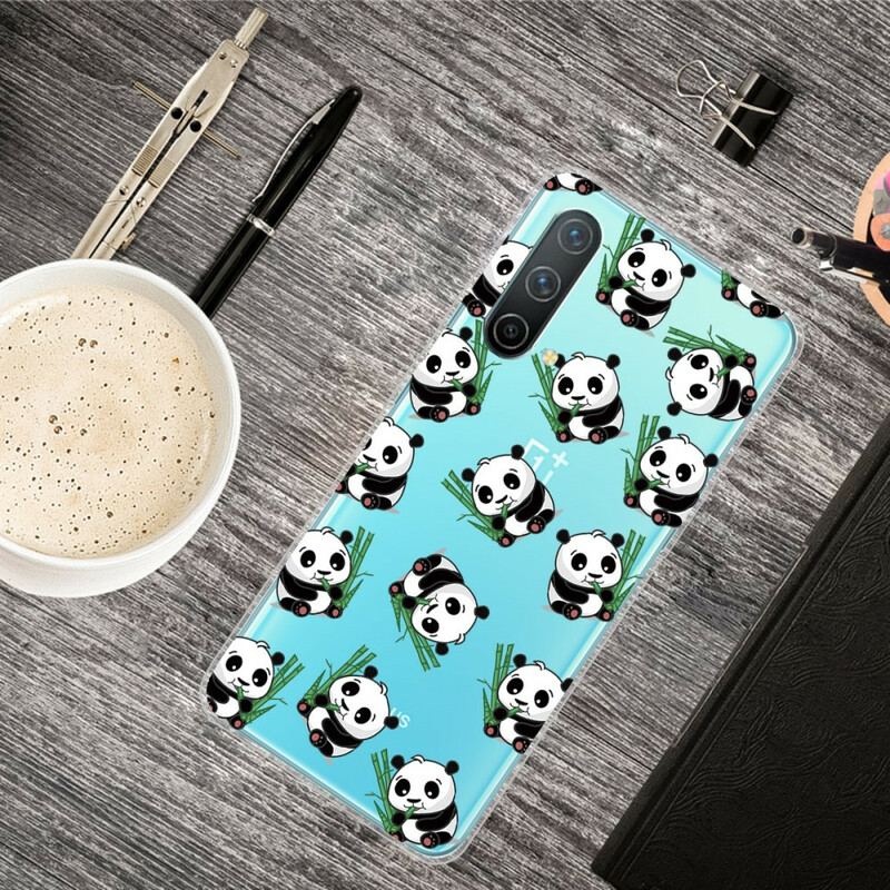 Capa Para OnePlus Nord CE 5G Pequenos Pandas