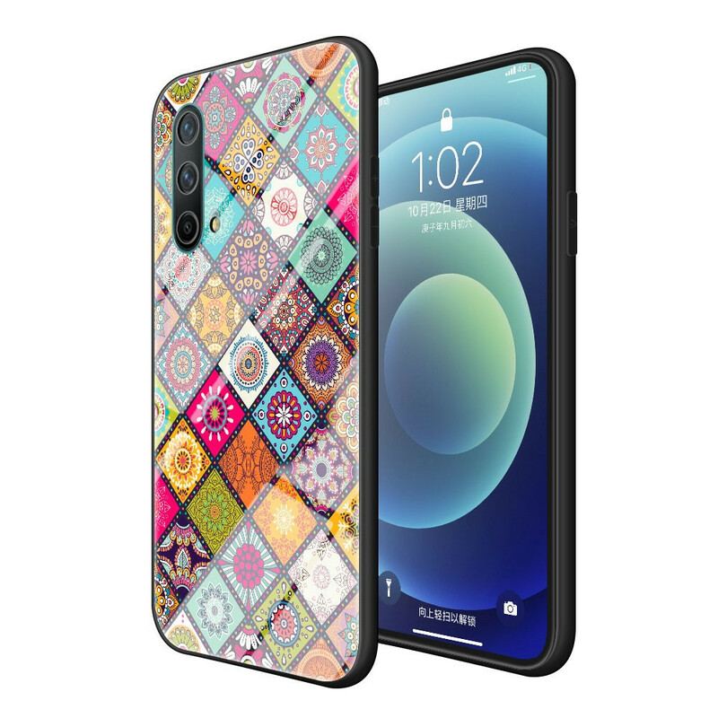 Capa Para OnePlus Nord CE 5G Suporte Magnético Patchwork