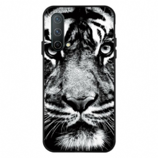 Capa Para OnePlus Nord CE 5G Tigre Preto E Branco