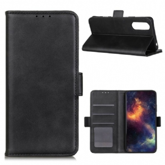 Capa Flip Para Sony Xperia 5 II De Couro Aba Dupla