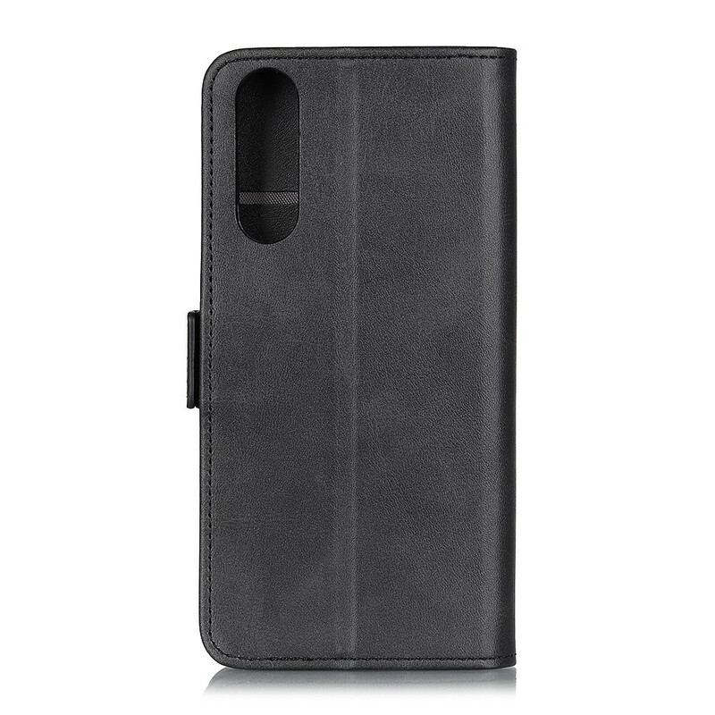 Capa Flip Para Sony Xperia 5 II De Couro Aba Dupla