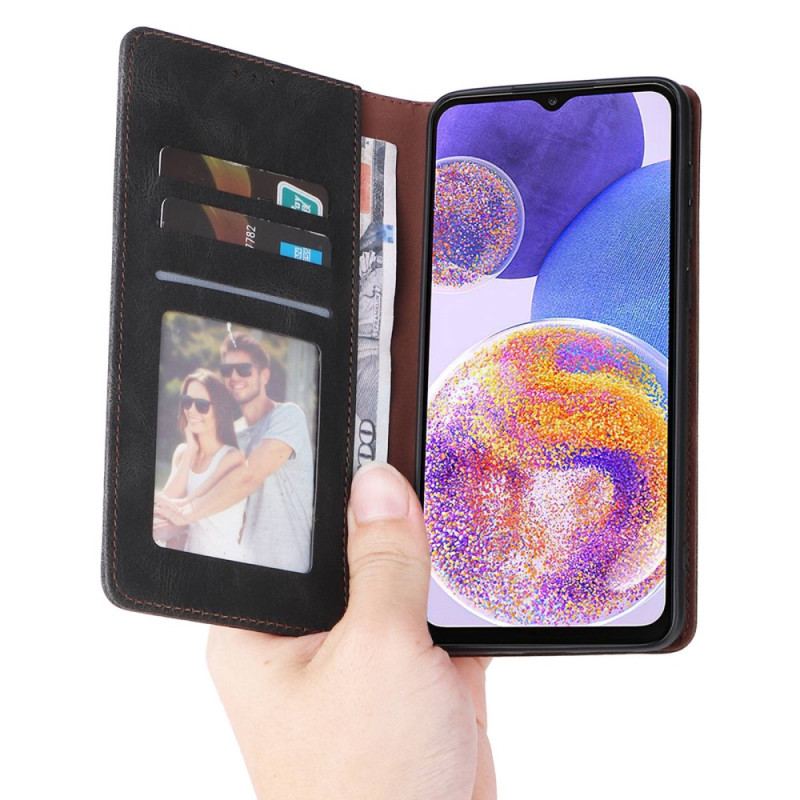 Capa De Celular Para Samsung Galaxy A23 5G Flip Couro Sintético