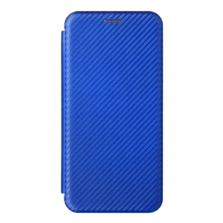 Capa De Celular Para Samsung Galaxy A23 5G Flip Fibra De Carbono Colorida