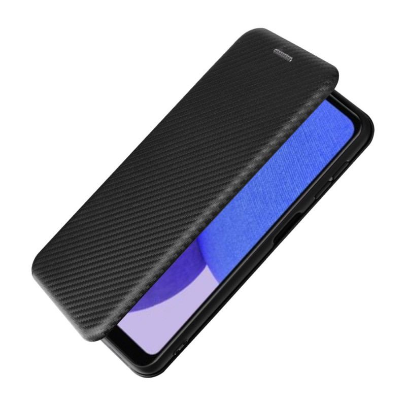 Capa De Celular Para Samsung Galaxy A23 5G Flip Fibra De Carbono Colorida