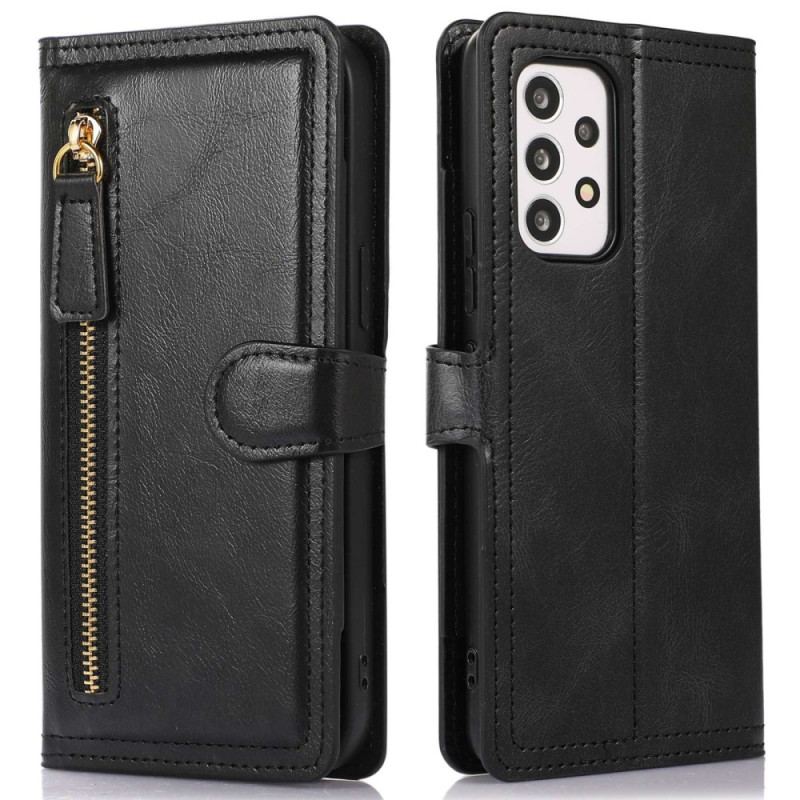 Capa De Couro Para Samsung Galaxy A23 5G Carteira