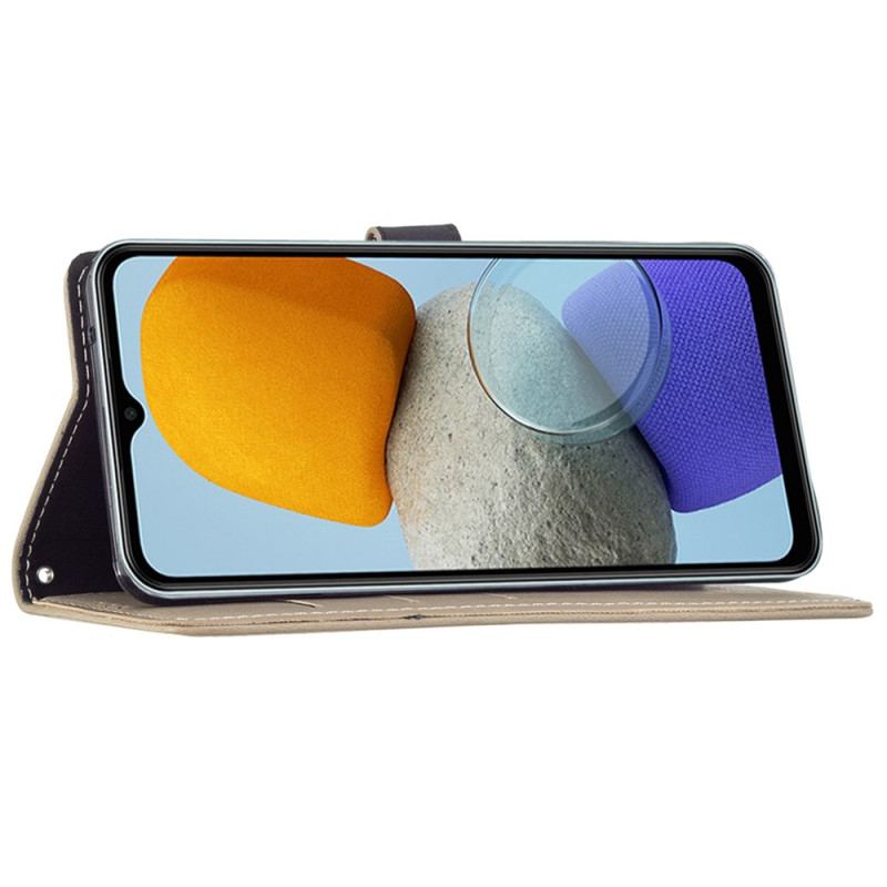 Capa De Couro Para Samsung Galaxy A23 5G Estilo Classico