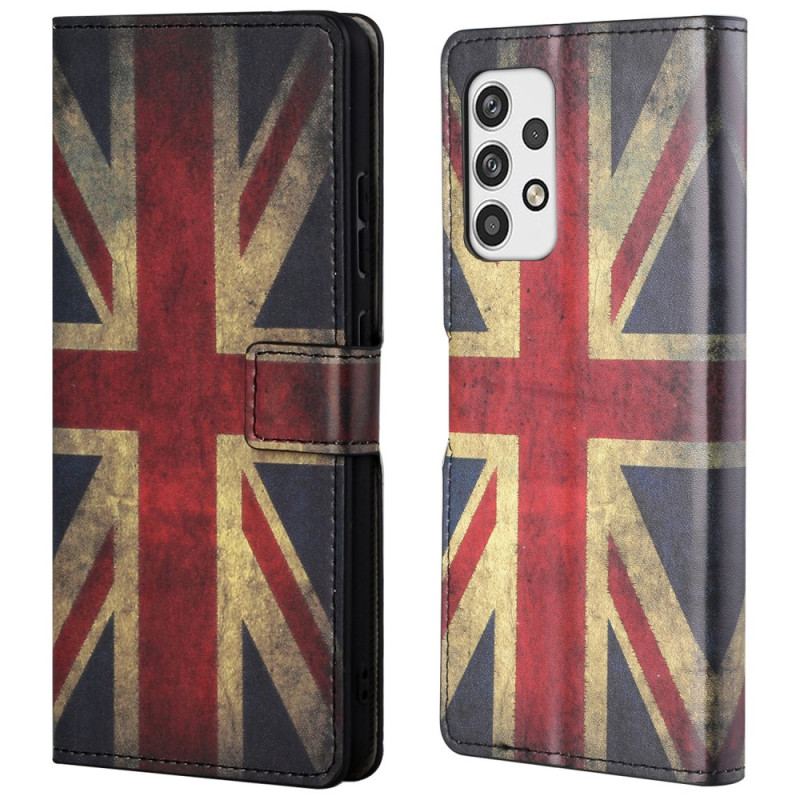 Capa De Couro Para Samsung Galaxy A23 5G Telefone Do Diabo