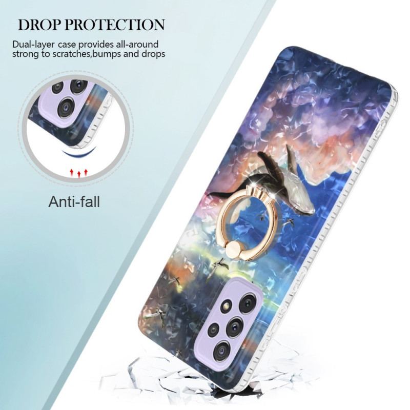 Capa Para Samsung Galaxy A23 5G Baleia Com Suporte De Anel