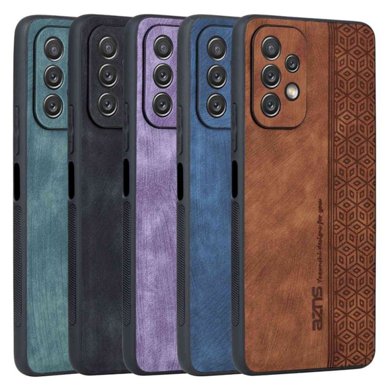 Capa Para Samsung Galaxy A23 5G Efeito Couro Azns