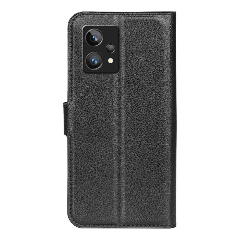 Capa De Couro Para Realme 9 Pro Plus Clássico