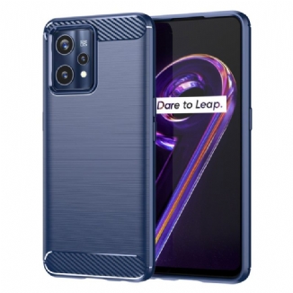 Capa Para Realme 9 Pro Plus Fibra De Carbono Escovada