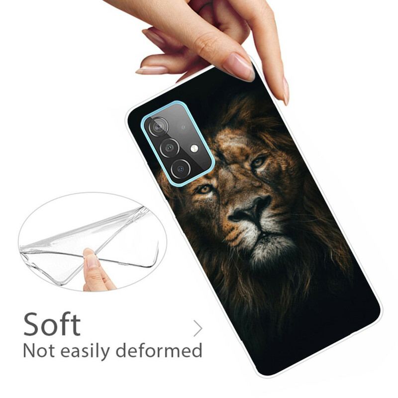 Capa De Celular Para Samsung Galaxy A72 4G / A72 5G Fabuloso Felino