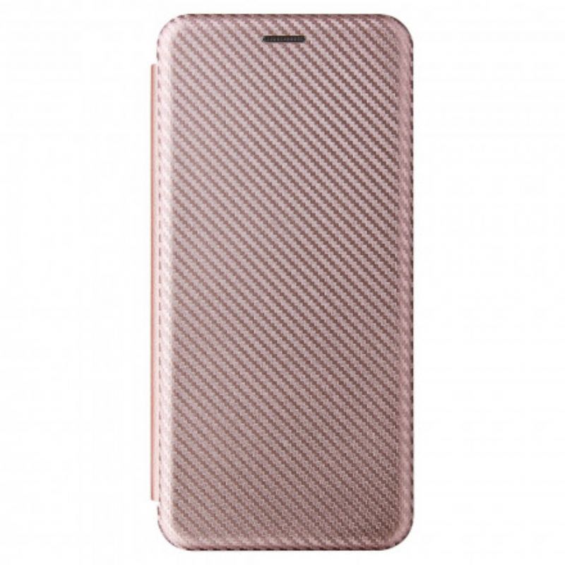 Capa De Celular Para Samsung Galaxy A72 4G / A72 5G Flip Fibra De Carbono