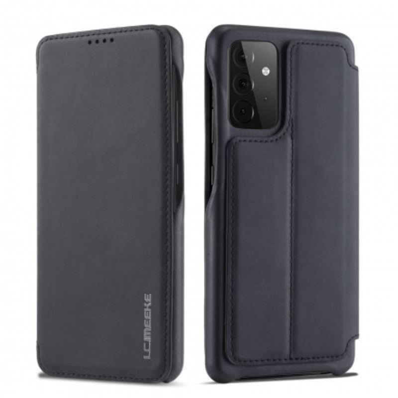 Capa De Celular Para Samsung Galaxy A72 4G / A72 5G Flip Lc.imeeke Efeito Couro